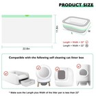 100 Pack Cat Litter Box Liner Bags Compatible With Pet Clumping   For Smartsp   
