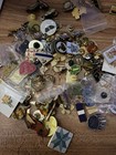 Vtg  Lapel Pin Back Pinback Lot Of Hat Jacket Vest Badge Bulk 500