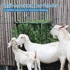 Wall Mount Hay Rack  40   Long Livestock Hay Feeder With 25 Gallon Capacity