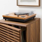 Modway Render Mid-century Modern 19  Walnut Vinyl Record Display Stand