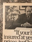 1974 Crum   Forster Insurance Print Ad Frederick Jarvis President Vtg 1970s
