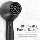 Damage Protection Hair Dryer With Ceramic Ionic Tourmaline Technology Black D   