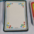Vintage 80 s Giftco Inc  Rainbow Tin Full O  Notes Stationary Paper Hearts W Box