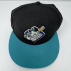 New Era River City Rumblers Fitted Hat Cap 7 1 2 Mens Minor League Baseball Wool