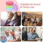 4 Pcs Mini Pill Organizer Small Pill Box Cute Portable Pill Case For Pocket P