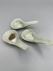 Lot Of 3 Antique Chinese Porcelain Spoons