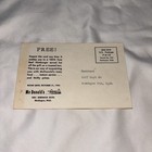 1962 Mcdonald s Original Postcard Sent To Resident muskegon Hts Mi Tasty thrifty