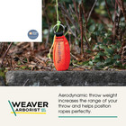 Weaver Arborist 14 Oz Throw Weight Bag For Tree Climbing  14 Oz  Blaze Orange