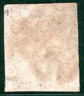 Penny Black 1840 Qv Stamp Gb Sg 2 1d Plate 8  qb  Used Fine Mx Cat   525 Reds61