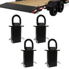 16200lbs Trailer Removable Stake Pocket D Rings 4pcs Heavy Duty Tie Down Anchors