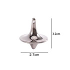Inception Movie Top Forever Spinning Film Prop Black Metallic Silver Spinner