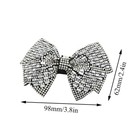 Shoe Clips Wedding Bridal Decorative Bows Diamante Rhinestone Pearl Vintage Us  