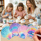 30pcs Natural White Scallop Shells  2 5-3 Inch Seashells For Craft  Beach Decor 