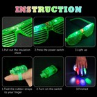 72 Pack Led Light Up Neon Flashing Toys Pink  White  Purple  Green  Red  Blue