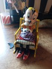 Linemar  -  Minnie Mouse In Rocking Chair  -  Minty  With Good Picture Box