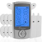 Tens Unit Muscle Stimulator 24 Modes Dual Channel Massager With 10 Pads   Case