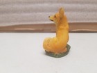 Small Sitting Fox Resin Figurine