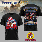 Buc-ees 250th Anniversary America  250th Years Of Freedom - All Over Shirt  V01