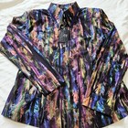 Lisa Nelle Show Couture Women s Xl Western Showmanship Equestrian Show Top Nwt 