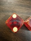 Vintage Thunderbird Hotel Casino Las Vegas Nevada Red Dice Gambling 