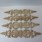 Decorative Wood Appliques 12 Inches Pack Of 4   Plus Extra Broken Pieces Crafts