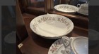 Noritake Pasadena China Set    service For12  pink white Roses  Gold Trim  Vintage