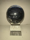 Mova Globe Black And Silver 4 5 Inch Solar Power With Crystal Base