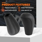 Black 6 Speed Leather Gear Shift Knob For Toyota Tacoma 2005-2015