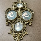 Vintage Picture Multi Ornate Plastic Frame Victorian Mother   Children Hong Kong