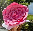 Kentucky Derby Hat Church Tea Party Hat With Wide Brim