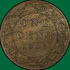 1908 Canada Large Cent King Edward Vii Penny Choice Almost Uncirculated Au  Coin