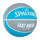 Spalding Fast Break All Surface Blue silver Basketball Size 7  29 5 