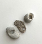 3 Holey Beach Rocks Hag Stones Adder Fairy Natural 1 4    Hole Wish Mystic Q5b Usa