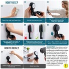 Taili Shower Head Holder Suction Cup - Adjustable Height   Angle Wall Mounted