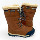 Bearpaw Suede Desdemona Snow Boot Women s Sz 10 Hickory Sherpa Lined Waterproof