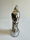 Antique Vintage Silver Mercury Glass Sitting Bird Figure 8    Decor Read