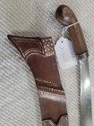 Antique Philippine Moro Kris Sword W  Original Wood Scabbard Handle Filipino 