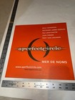 Perfect Circle 2000 Mer De Noms Keenan Tool Original 2 Sided Promo Poster Flat