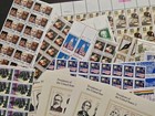 Unused 100 Of Multiples   Strips   Singles Of 22   Us Postage Stamps Usa Fv  22