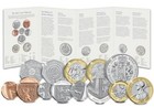 2021 Annual Coin Set With Mis-spelt    television    Text - 13 Coin Set Bu