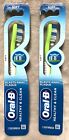 New X2 Oral-b Healthy And Clean Angled Head Soft Bristle Flossing Toothbrush 