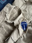 Vintage Military Shirts Lot 50s Korean War Us Army Khaki Air Defense Uniform Usa