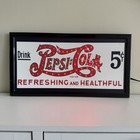 Pepsi Light Up Sign 2015 Soda Advertising 10    X 19    Flashing Working