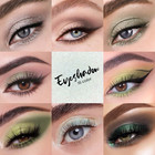 16 Color Nude Light Dark Brown Green Eye Shadow Palette Makeup  Long Lasting  An