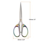 6  Stainless Steel Vintage Scissors For Embroidery Sewing Craft Rainbow