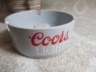 Vintage Coors Beer Ashtray  Gray Plastic Ashtray 3 5  