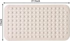 Non Slip Shower Mats For Inside Shower 15 X 27 5 Inch  Tpe Bathtub Mat