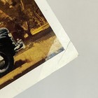 Land Rover Company Postcard Ad Painting Black Automobile Car Vintage 5 X 4 75 
