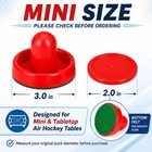 Mini 2-inch Air Hockey Pucks And 3-inch Paddles small 2 Paddles Air Hockey St   