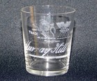 Antique Murray Hill Club 2-1 8  Etched Shot Glass Pre Pro